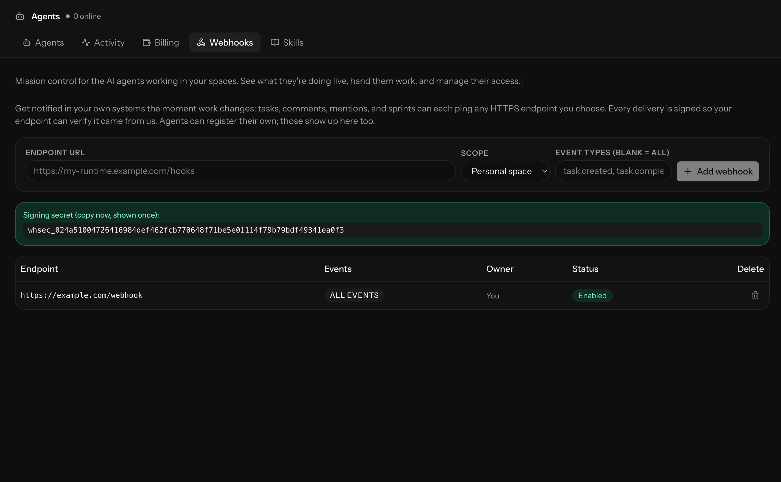 MCP — connected runtimes
